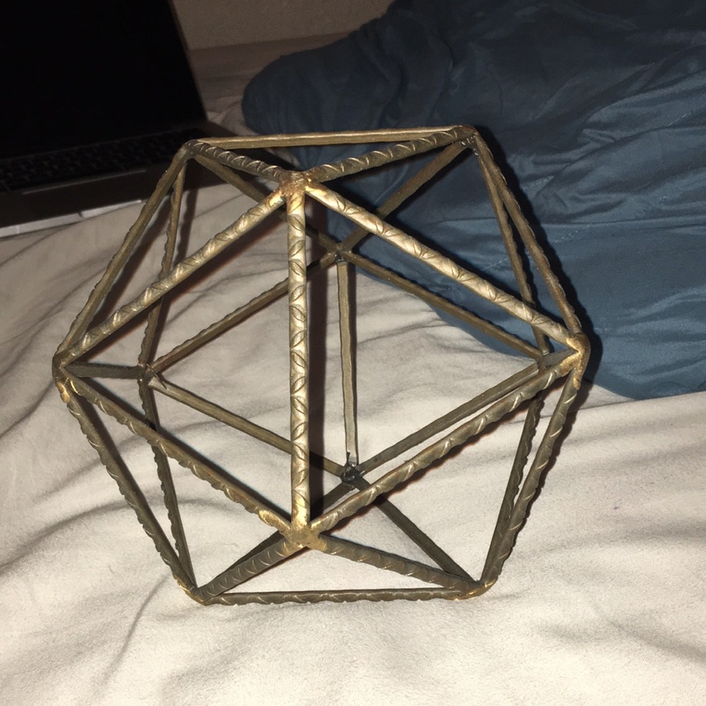 Industrial rose gold decoration